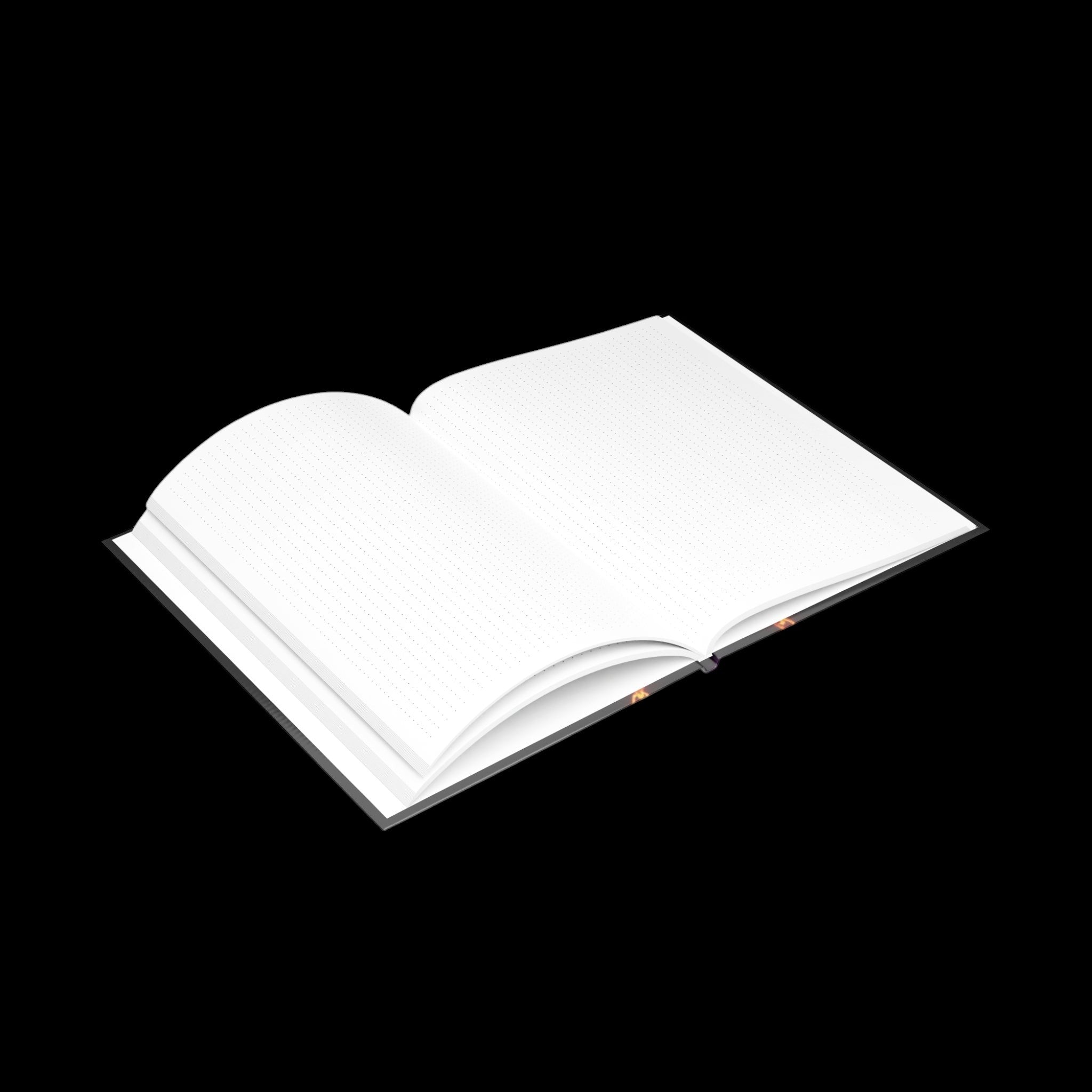 Royal Aura: The Goat Hardcover Notebook with Puffy Covers by Printify