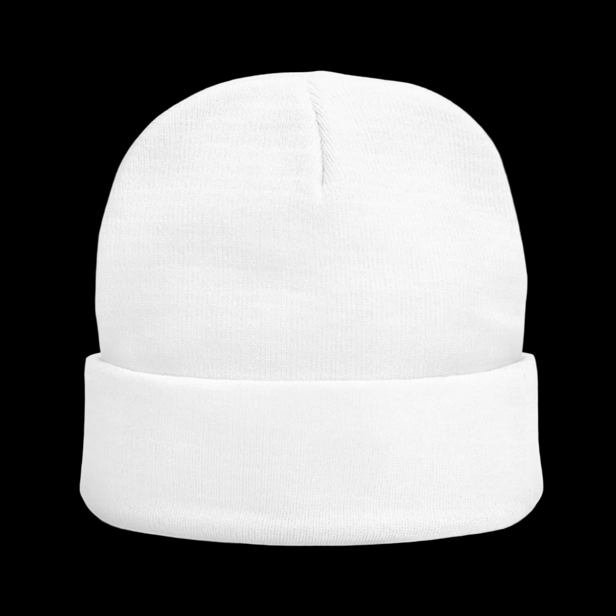 777 Knit Beanie — White