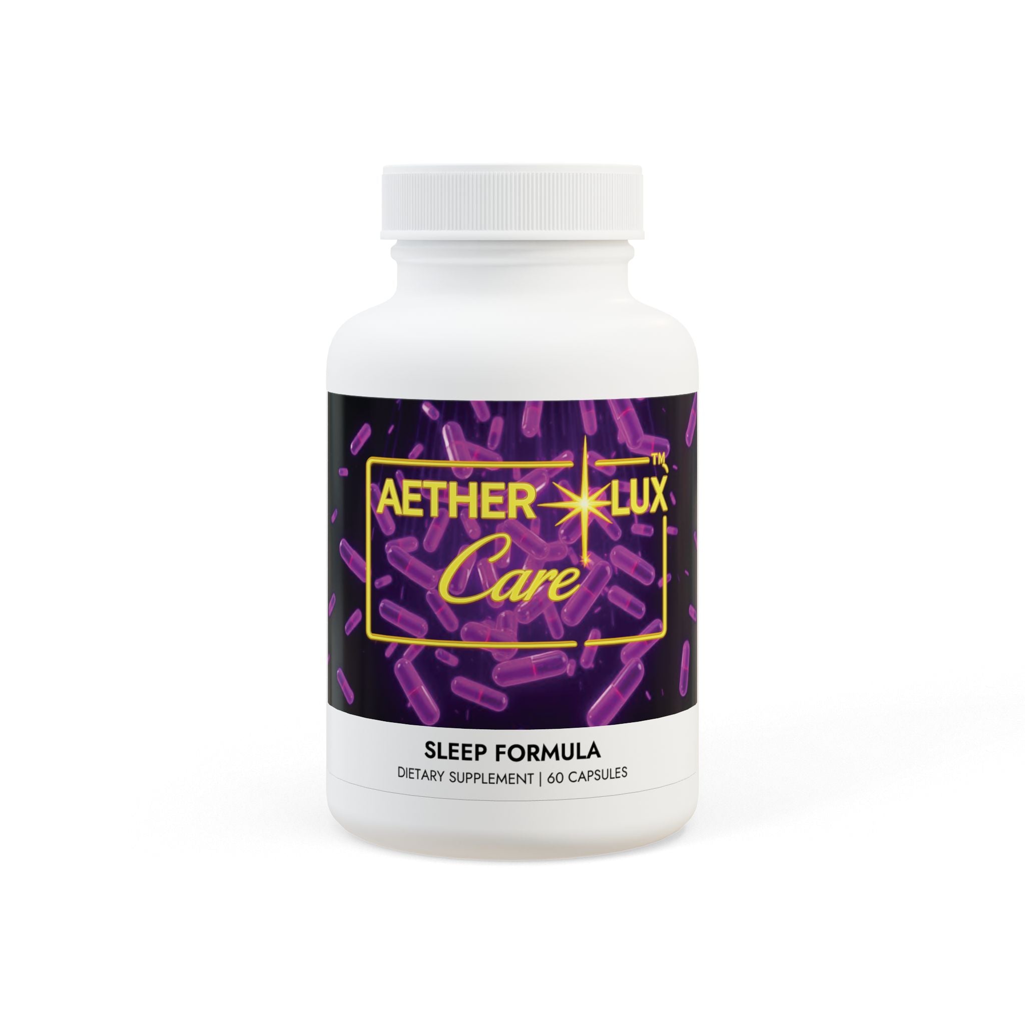 AetherLux Sleep Supplement (60 Capsules)