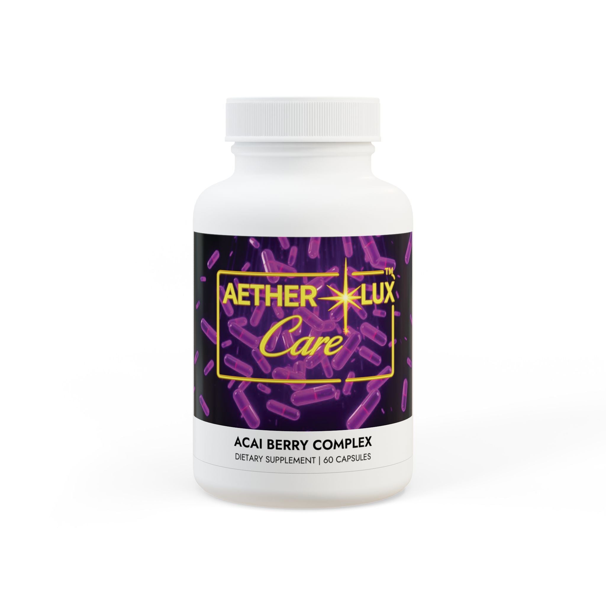 AetherLux Acai Berry Complex Supplement (60 Capsules)