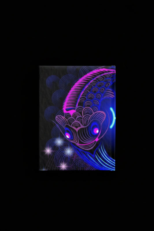 Bleu Aura: Pieces Hard Cover Journal - Ruled Line - AetherLux.Shop