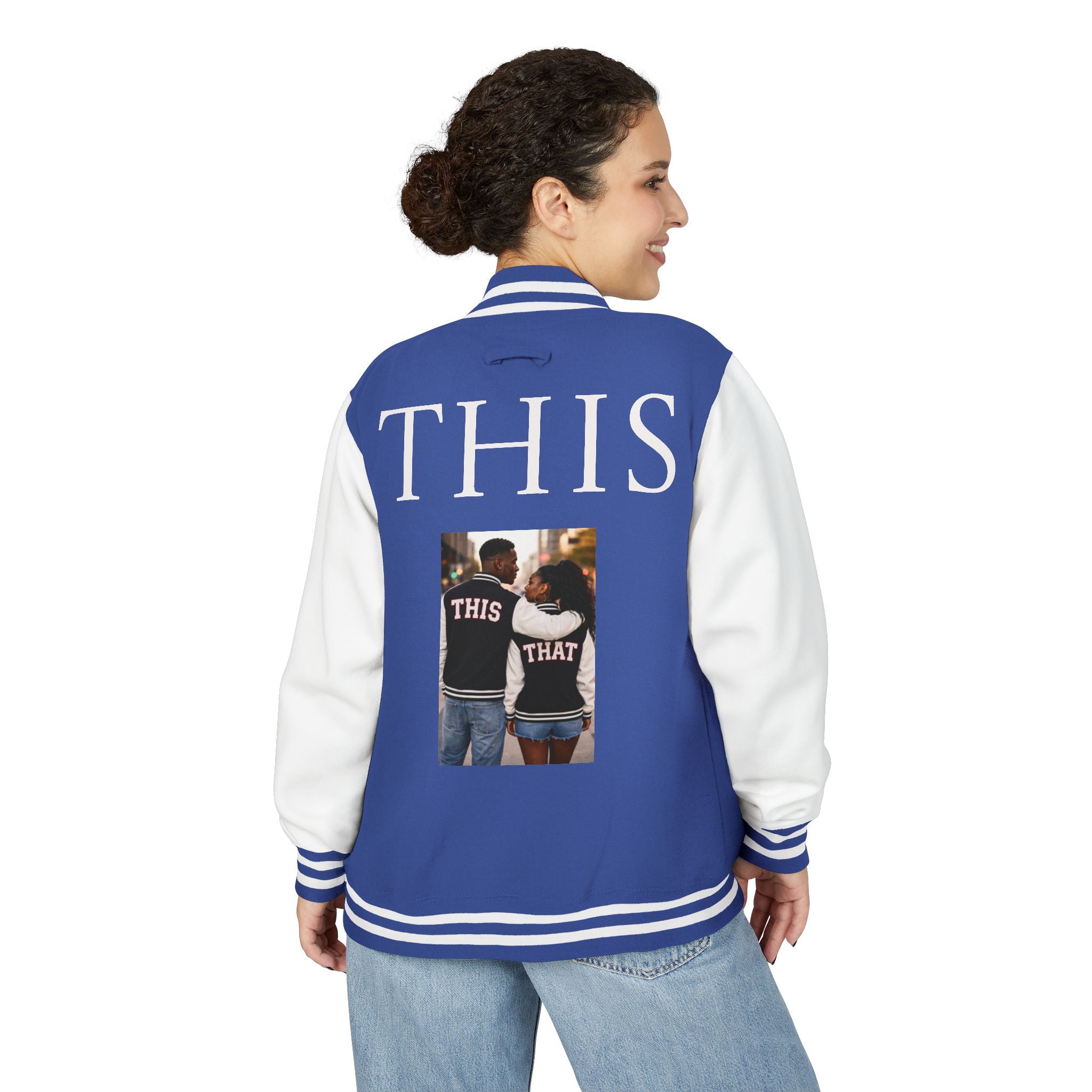 "This" Couple's Letterman Jacket