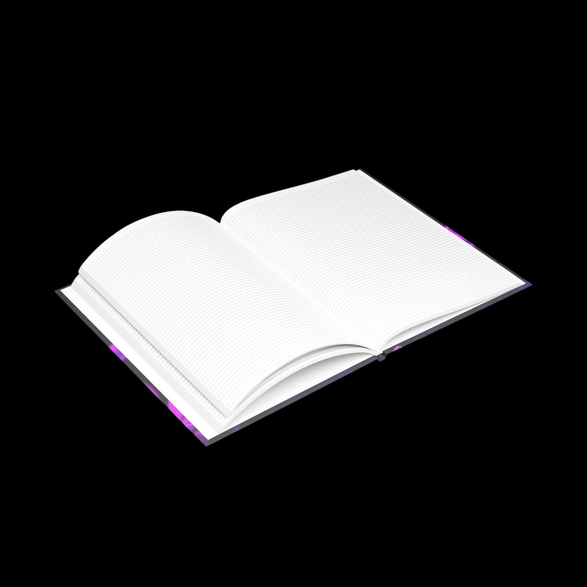 Royal Aura: Dark Flowers Hardcover Notebook with Puffy Covers - AetherLux.Shop