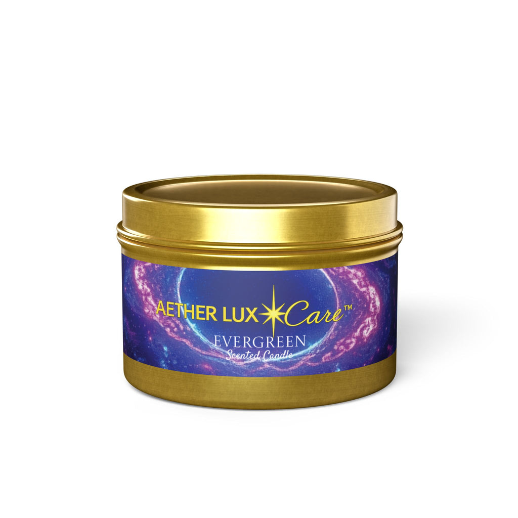 Evergreen Tin Candles