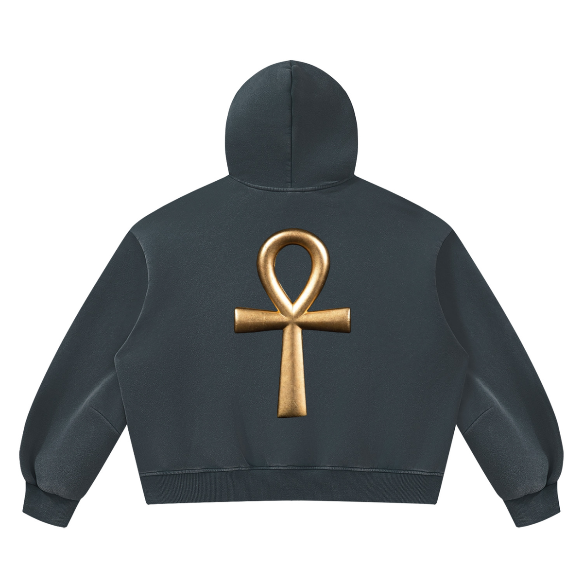 Unisex Vintage Wash Boxy Fleece Hoodie