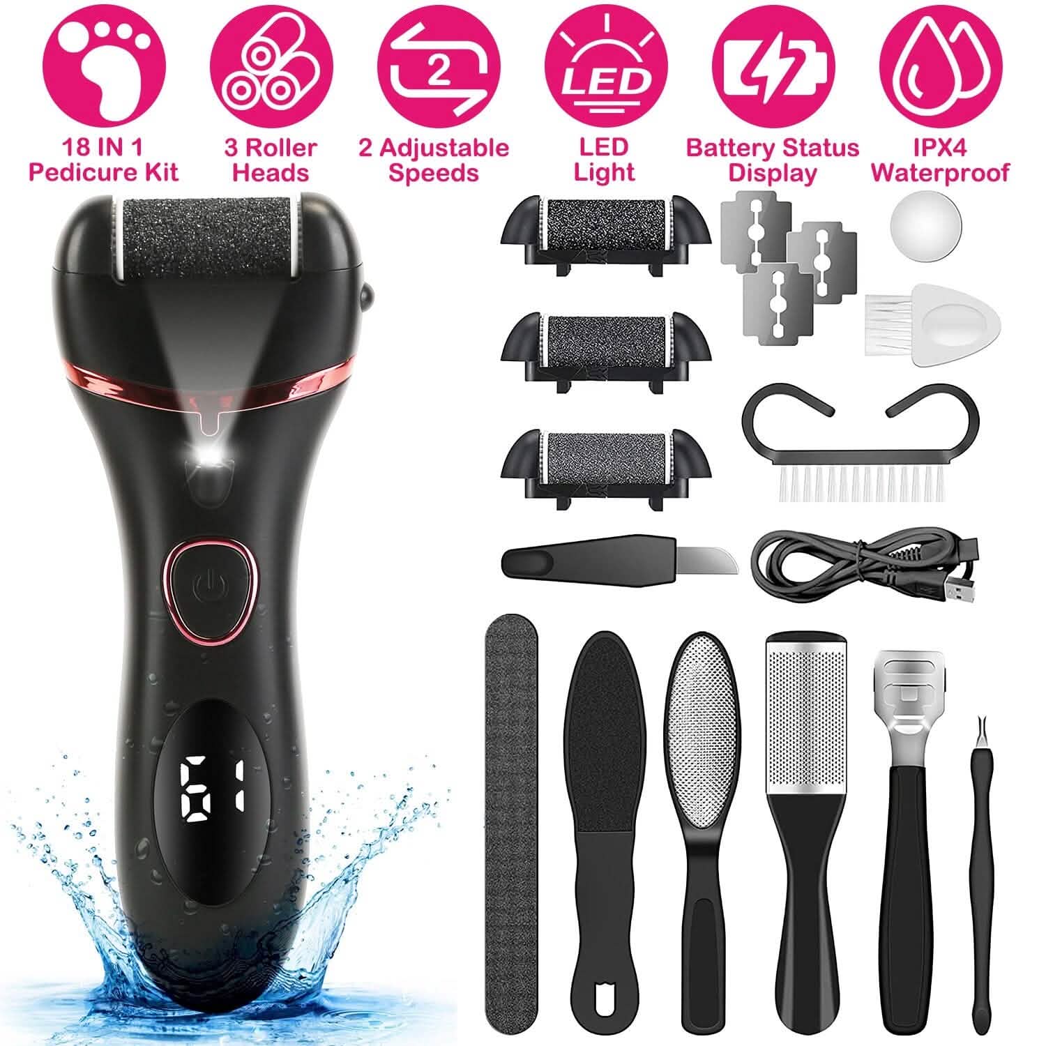 18-in-1 Electric Foot Callus Remover Tool by DailySale