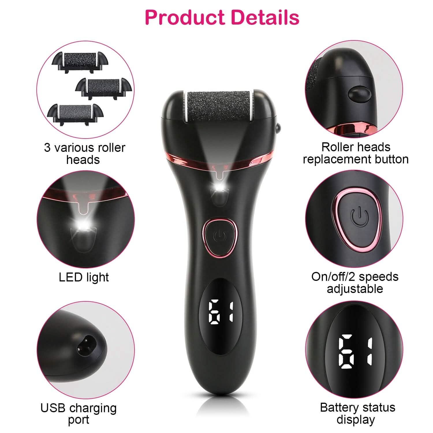 18-in-1 Electric Foot Callus Remover Tool by DailySale