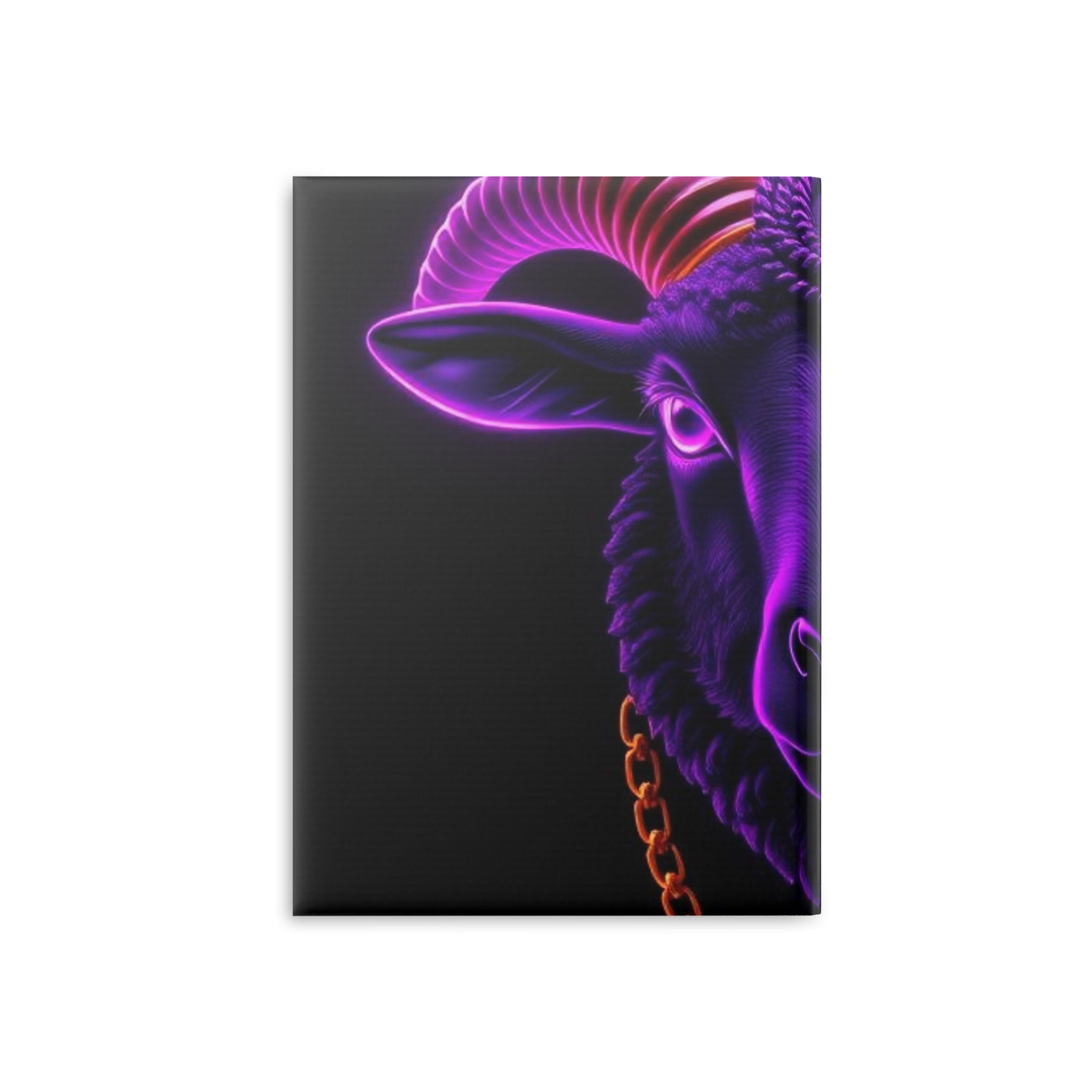 Royal Aura: Black Sheep Hardcover Notebook with Puffy Covers by Printify