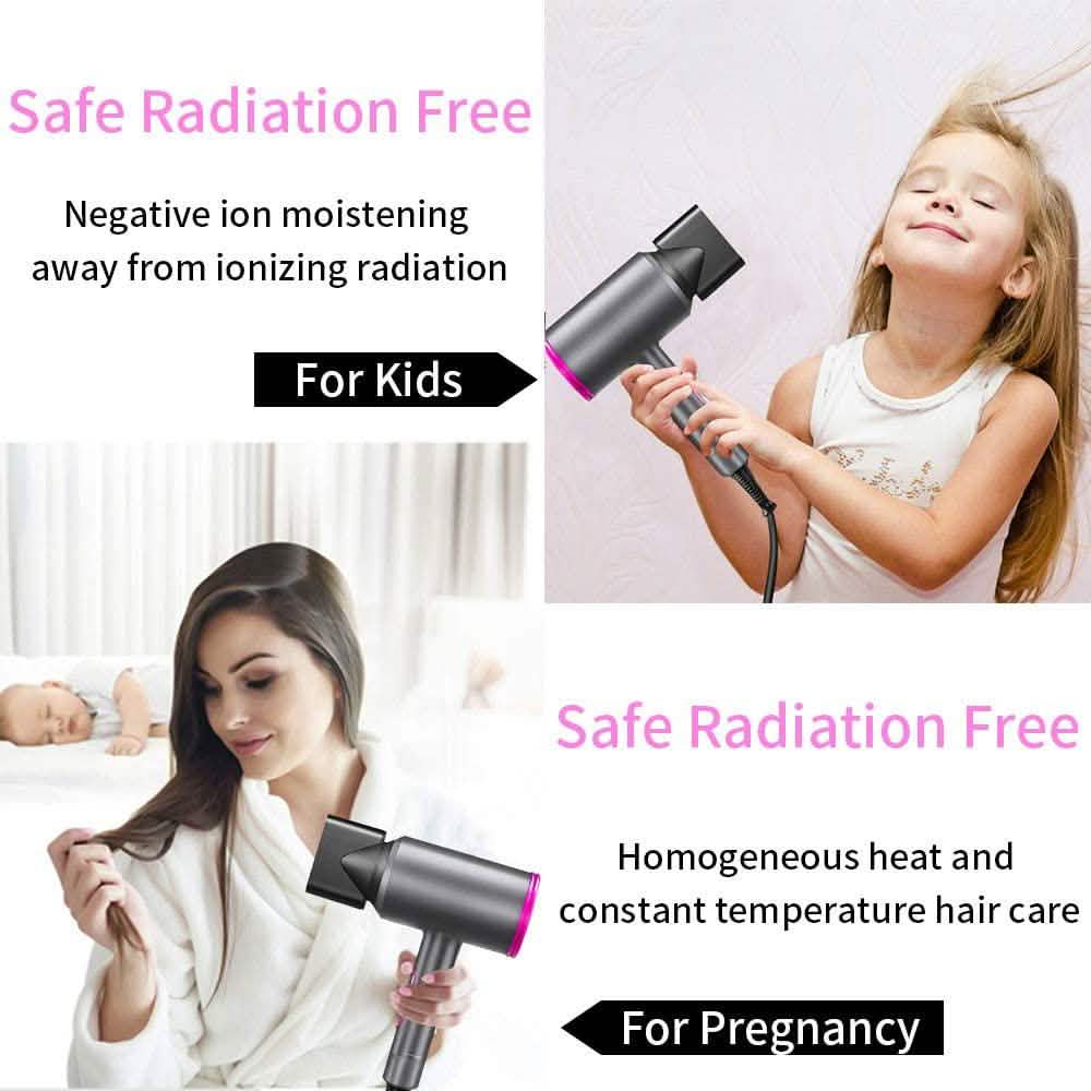 1800W Professional Hair Dryer with Diffuser Ionic Conditioning by DailySale