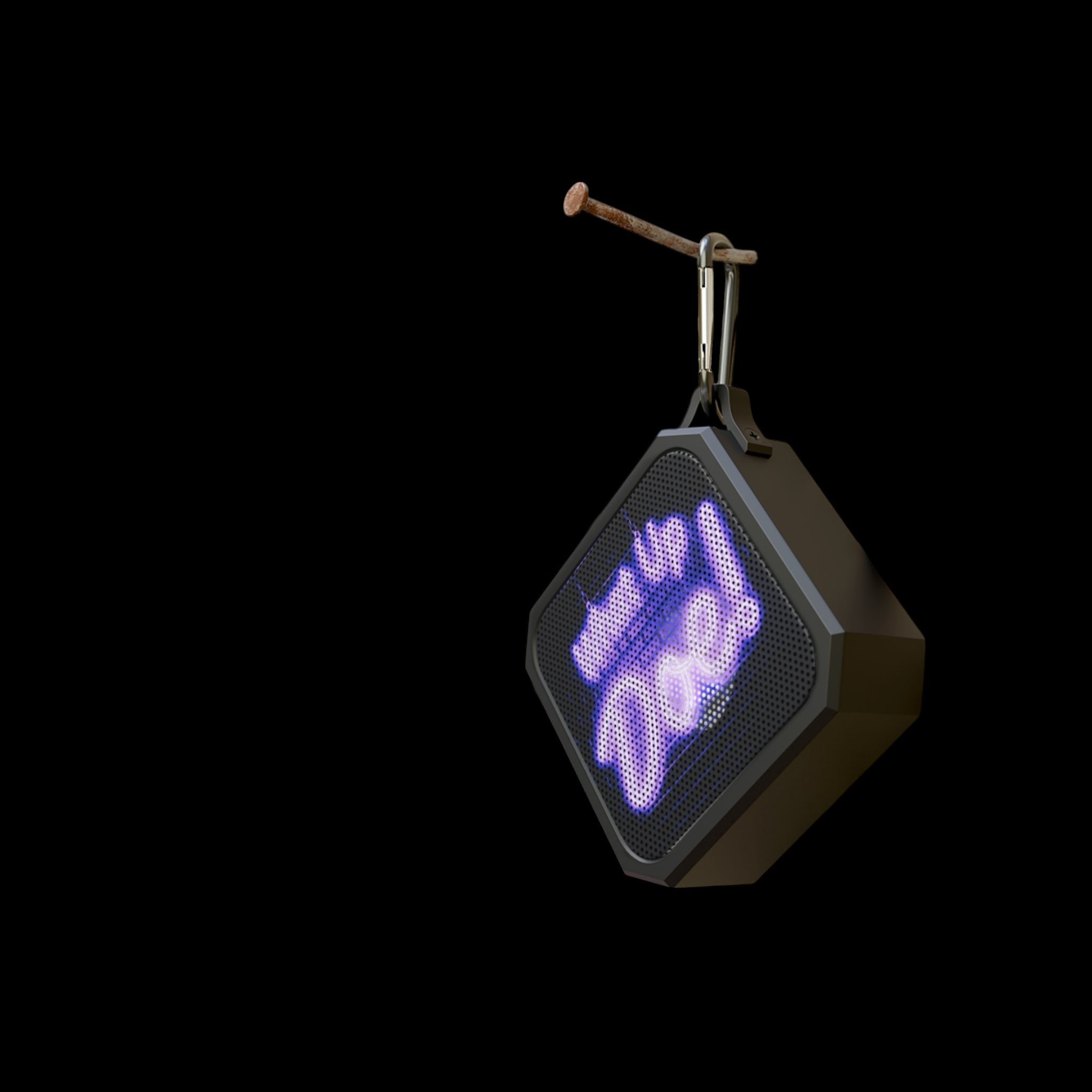 What Up Doe! Outdoor Bluetooth Speaker (PURPLE) by Printify