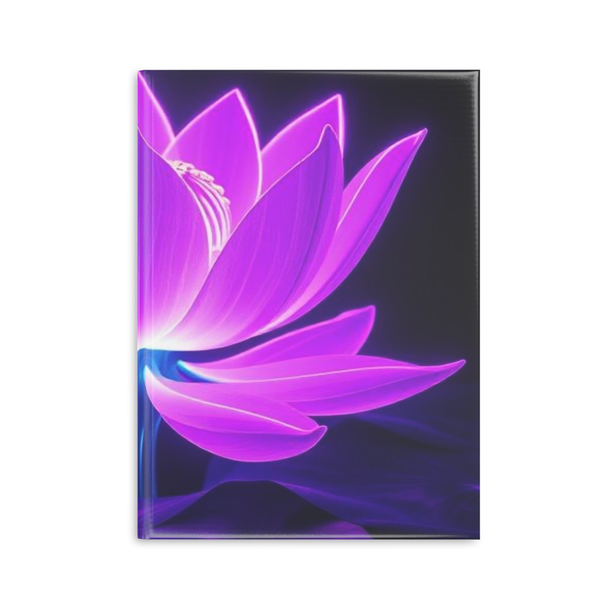 Royal Aura: Lotus Flower Hardcover Notebook with Puffy Covers