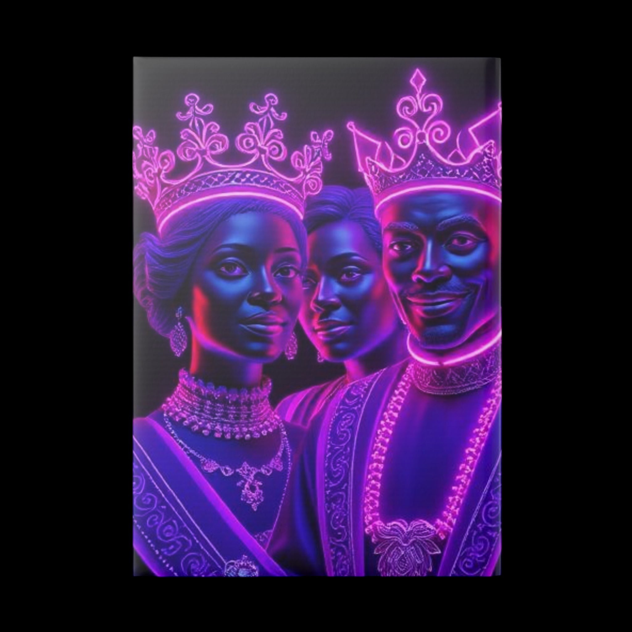 Royal Aura: Royal Family Hardcover Notebook with Puffy Covers by Printify