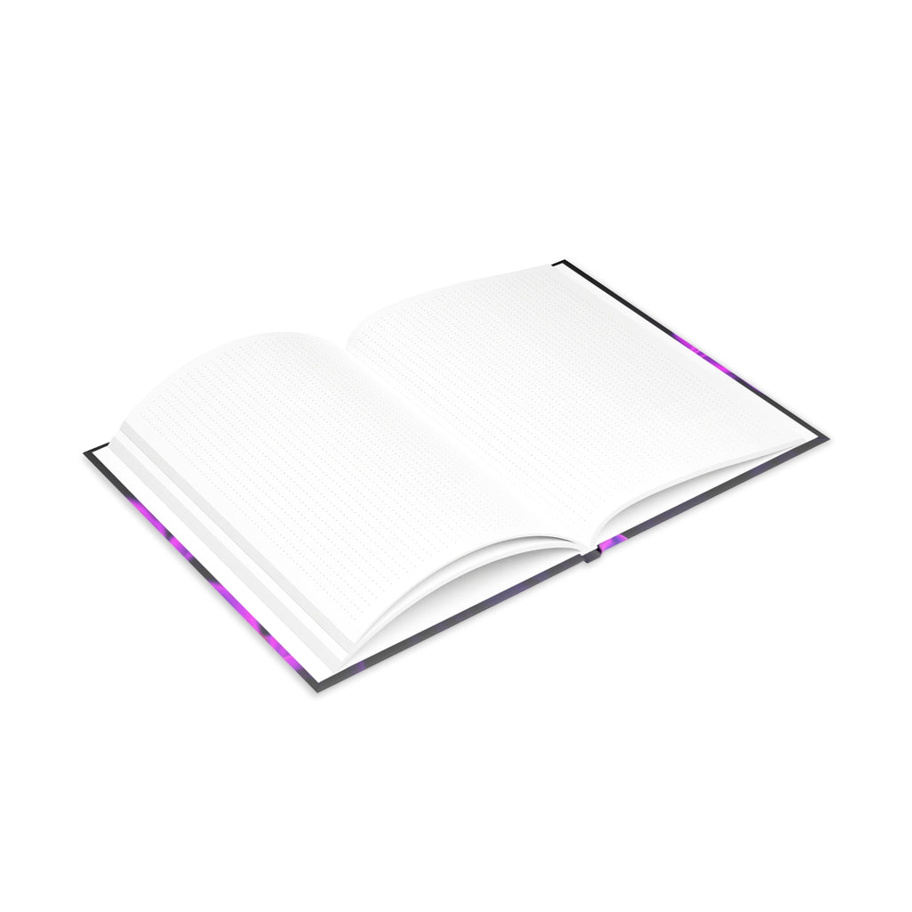 Royal Aura: Dark Flowers Hardcover Notebook with Puffy Covers