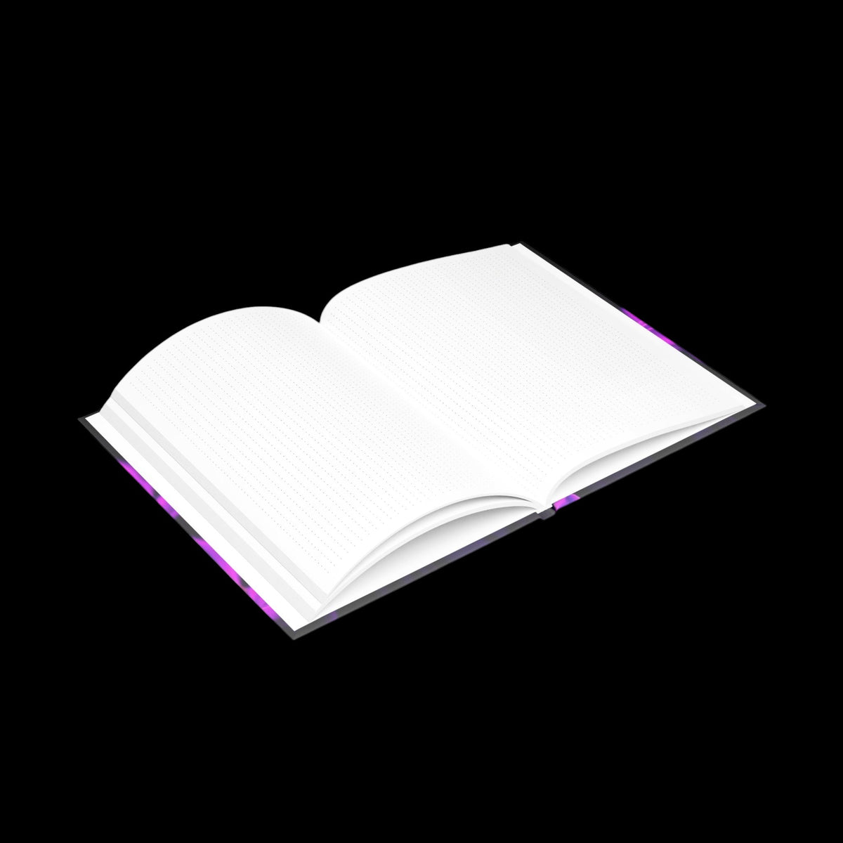 Royal Aura: Dark Flowers Hardcover Notebook with Puffy Covers - AetherLux.Shop