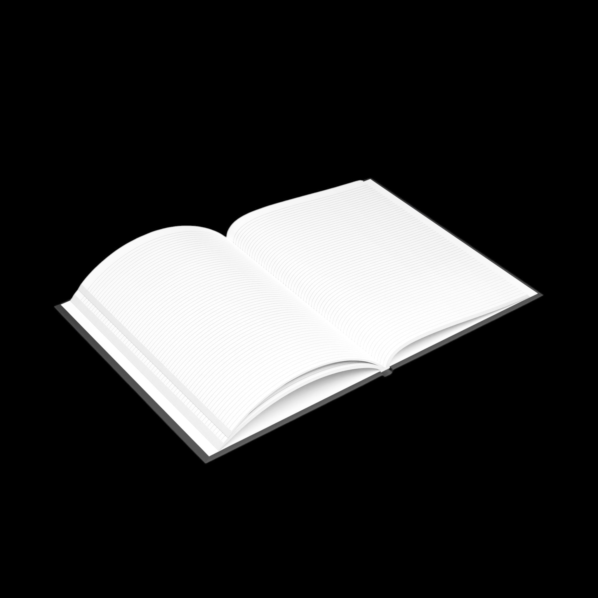 Royal Aura: America Hardcover Notebook with Puffy Covers by Printify