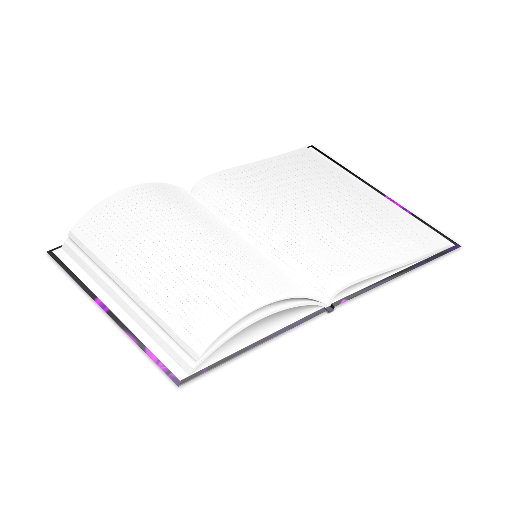 Royal Aura: Dark Flowers Hardcover Notebook with Puffy Covers
