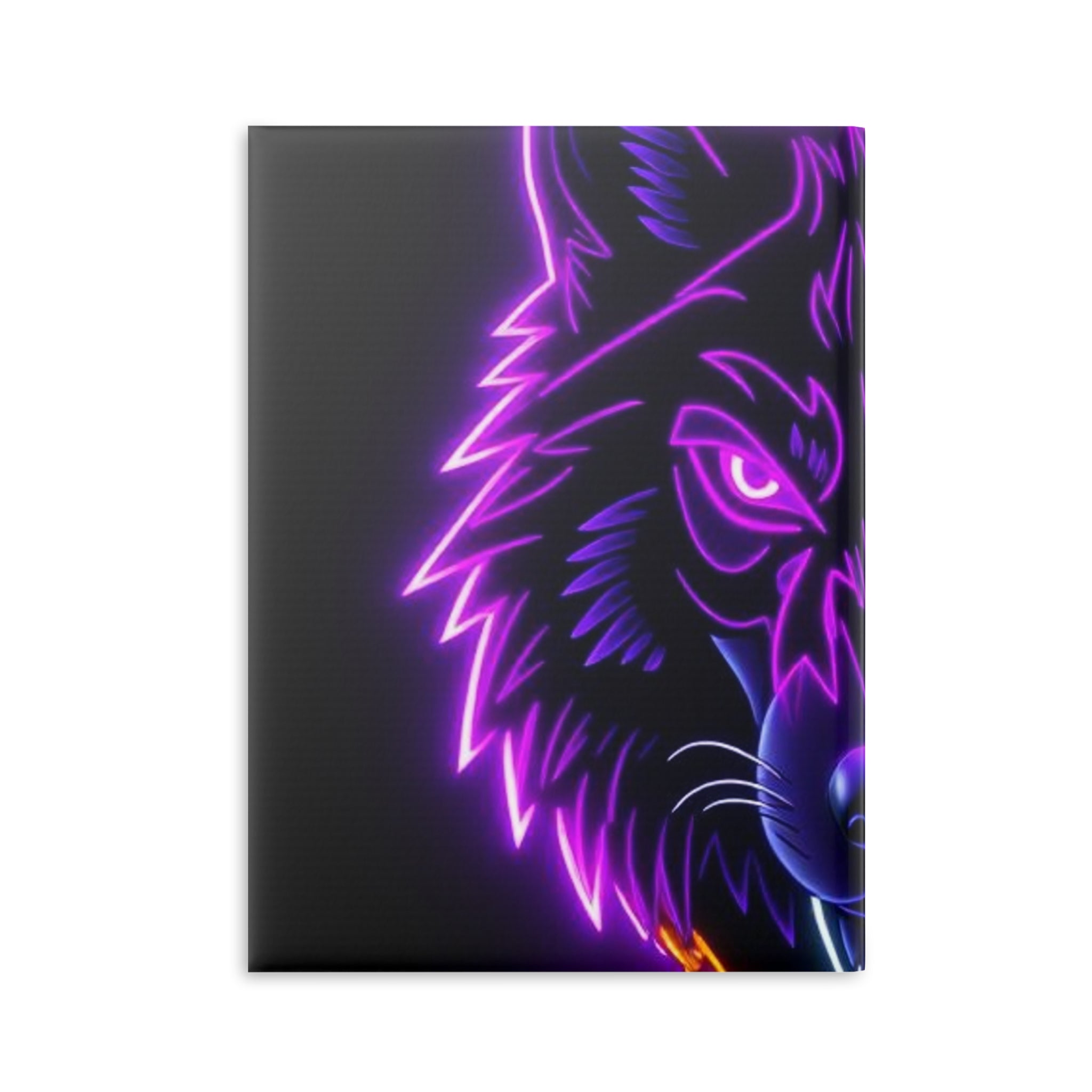Royal Aura: Lone Wolf Hardcover Notebook with Puffy Covers