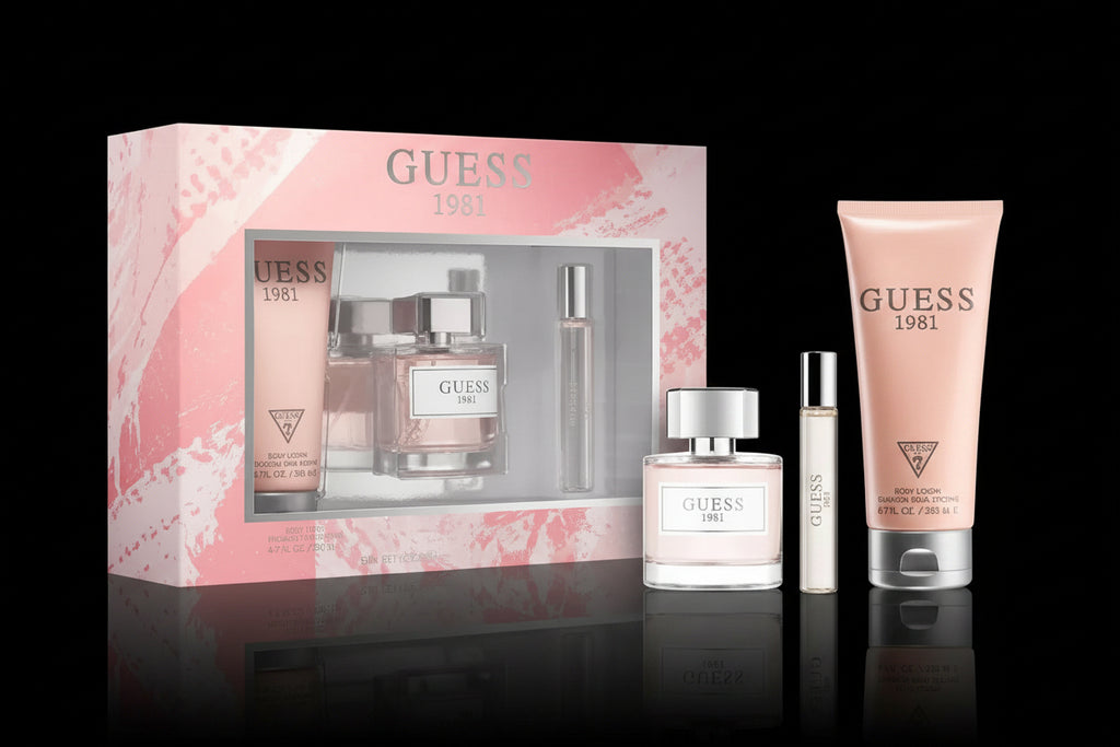 1981 By Guess For Women EDT Spray (3pc Gift Set) by perfumesandrea