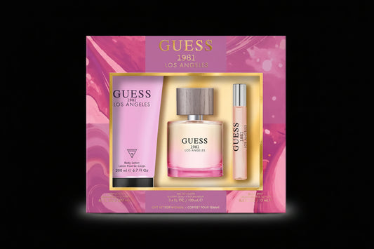 1981 Los Angeles By Guess For Women (3pc Set Gift) by perfumesandrea