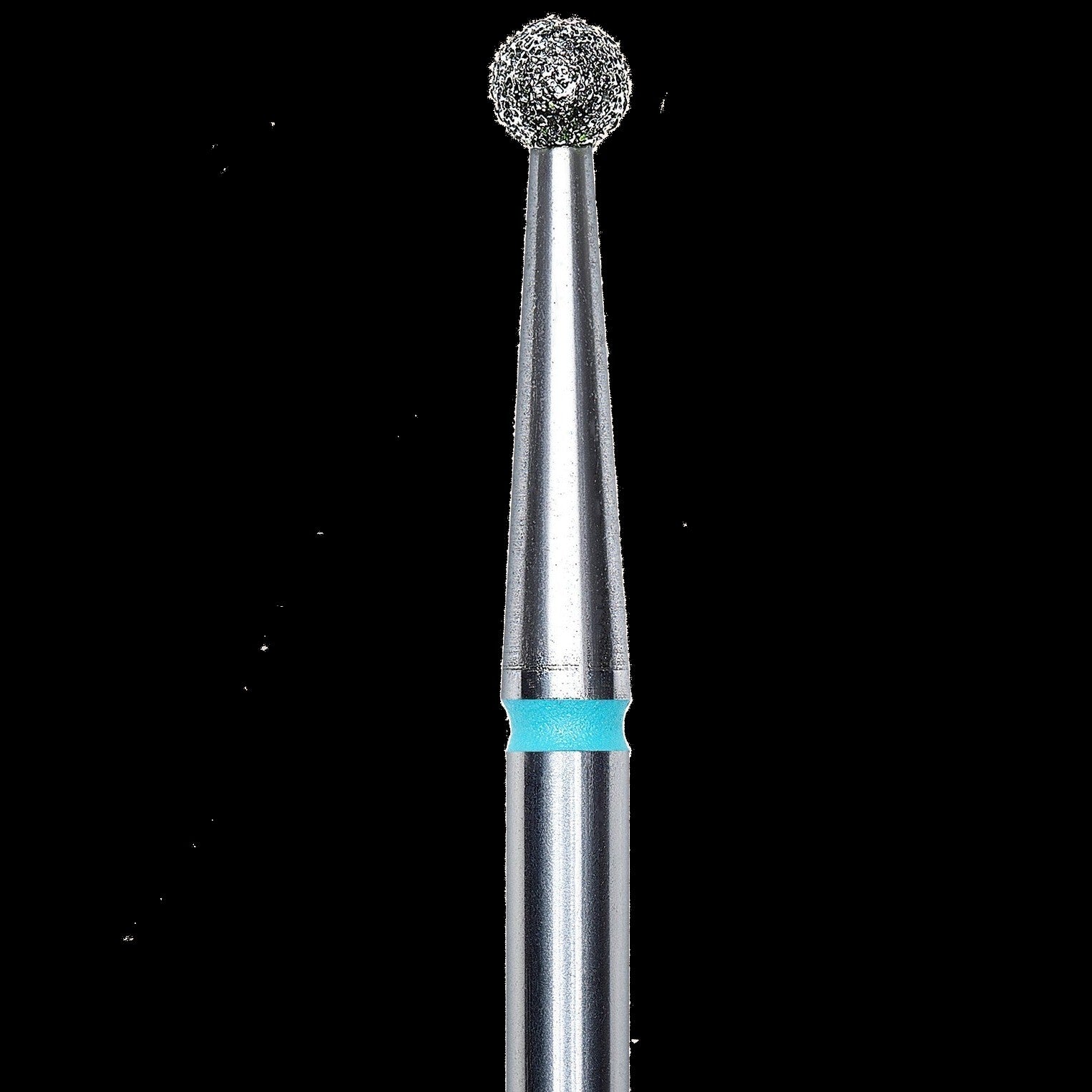 DIAMOND NAIL DRILL BIT, "BALL", BLUE, HEAD DIAMETER 2.7MM (FA01B027) - STALEKS™ by kvadrat store