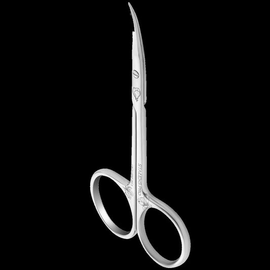 STALEKS PRO EXCLUSIVE 22 TYPE 1 PROFESSIONAL CUTICLE SCISSORS ELONGATED HANDLES MAGNOLIA SX-22/1M- STALEKS™ by kvadrat store