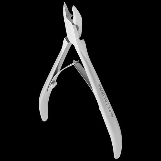 STALEKS PRO SMART 10 PROFESSIONAL CUTICLE NIPPERS 1/2 JAW 0.2 INCH 3 MM NS-10-3- STALEKS™ by kvadrat store