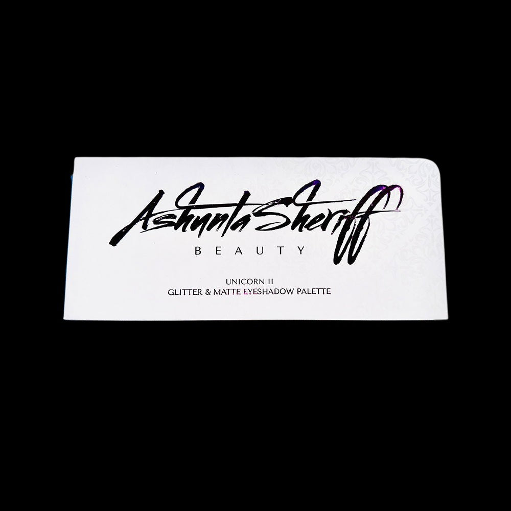 Ashunta Sheriff Beauty Unicorn II Glitter & Matte Shadow Palette by Ashunta Sheriff Beauty