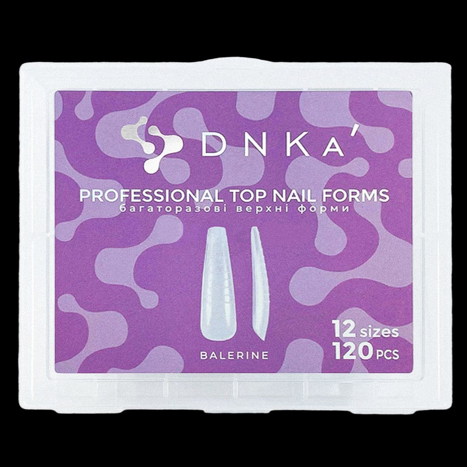 TOP NAIL FORMS BALLERINA(UPPER FORM) 120PCS - DNKa™ by kvadrat store
