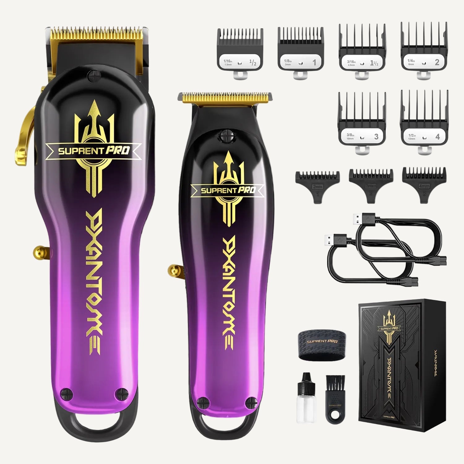 The Phantom Professional Clipper and Trimmer Set - HC616VX by SUPRENT US