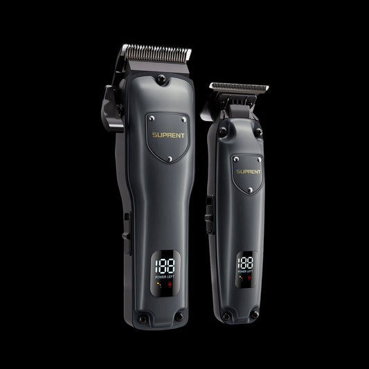 The Black Shield Clipper and Trimmer Set - HC236TX - AetherLux.Shop