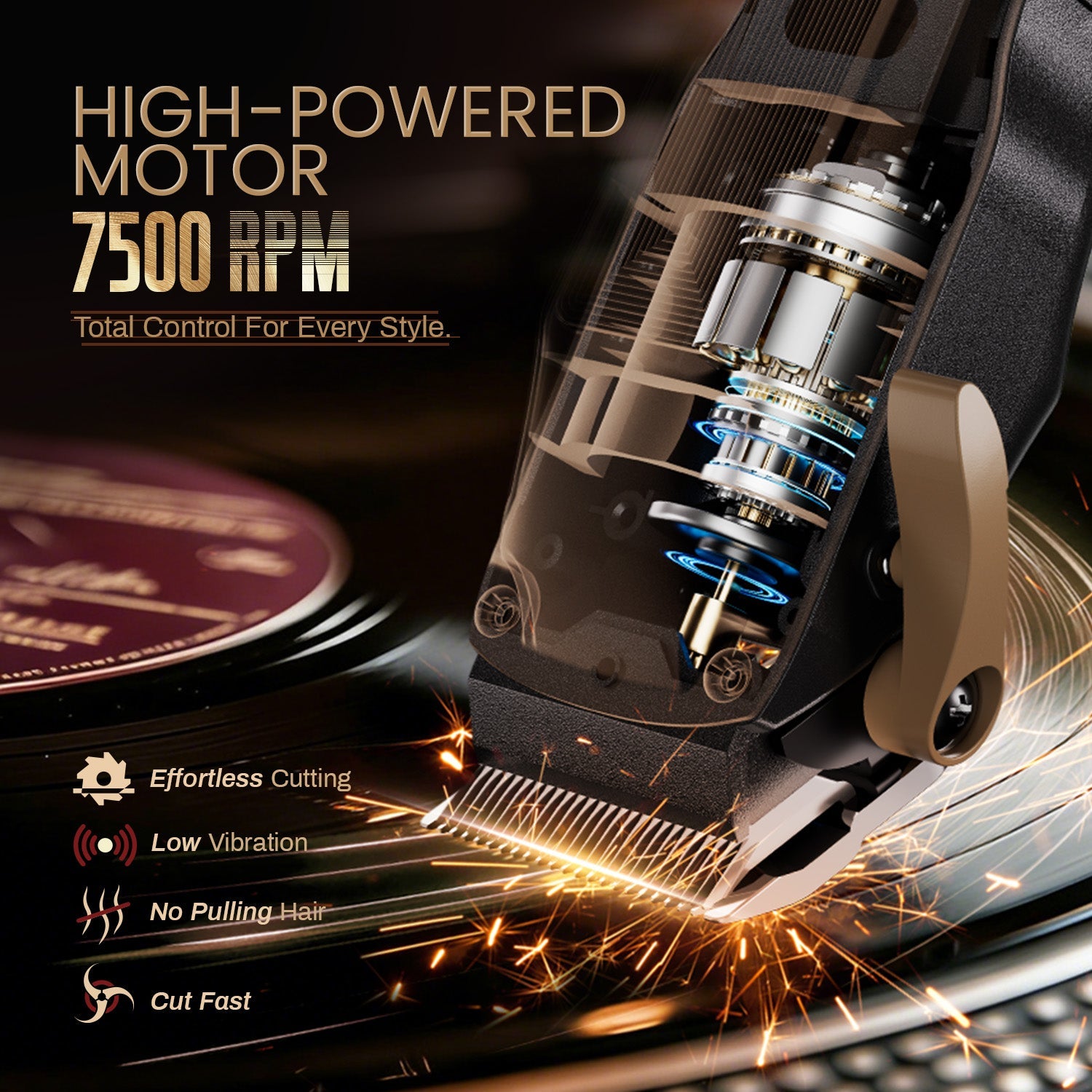 SUPRENT Vintage Clipper Trimmer Combo HC316BX