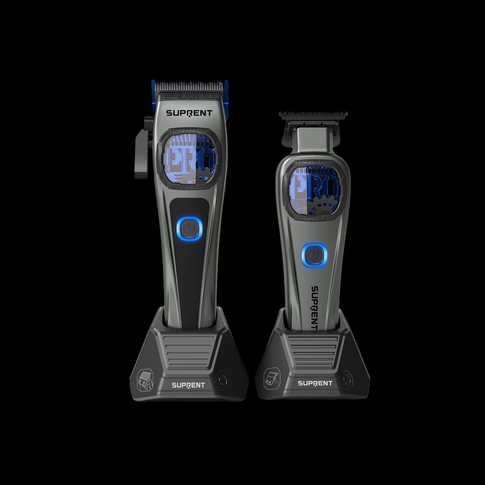 SUPRENT StormGray Clipper Trimmer Combo HC586 by SUPRENT US