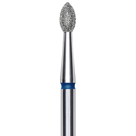 DIAMOND NAIL DRILL BIT, "BUD", BLUE, HEAD DIAMETER 2.5/4.5MM (FA60B025/4.5) - STALEKS™