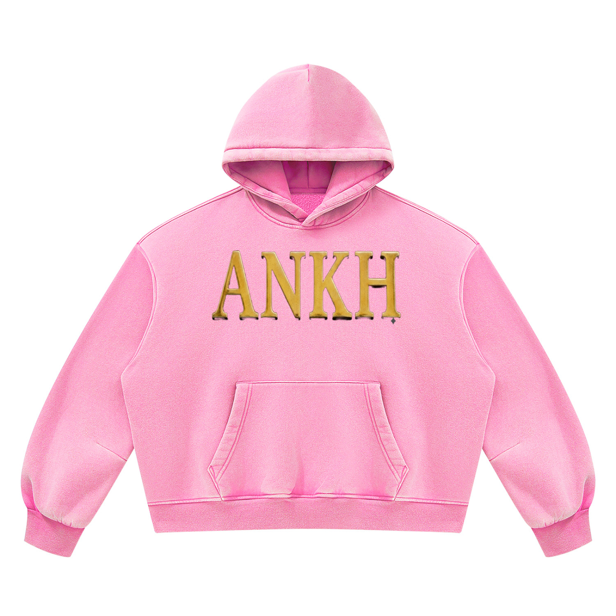 Unisex Vintage Wash Boxy Fleece Hoodie
