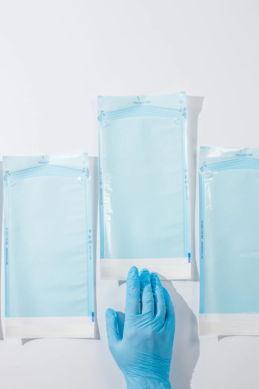 MicroStop self-adhesive pouches for AUTOCLAVE ONLY, 140x250 mm (200 pcs) by kvadrat store