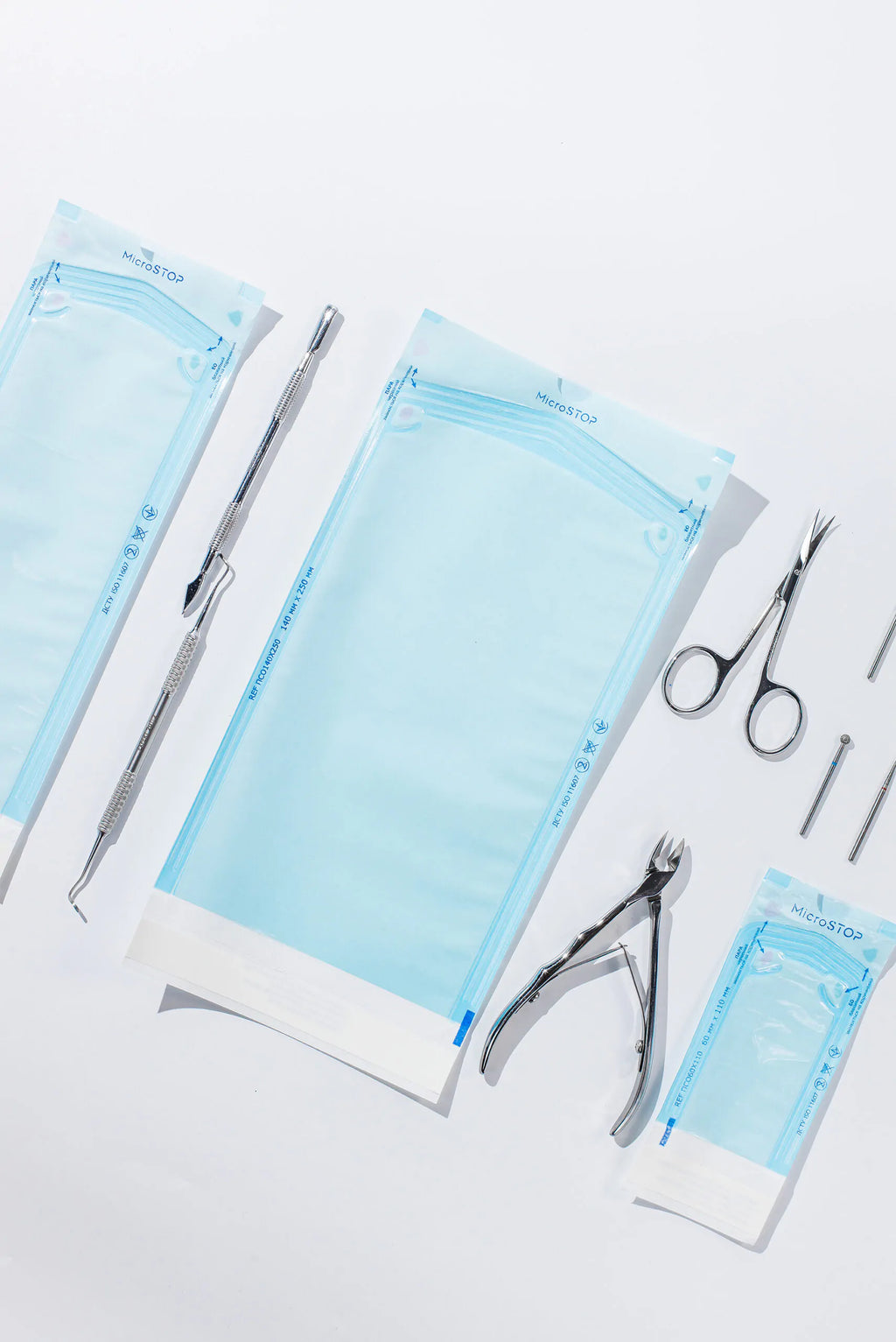 MicroStop self-adhesive pouches for AUTOCLAVE ONLY, 140x250 mm (200 pcs) by kvadrat store