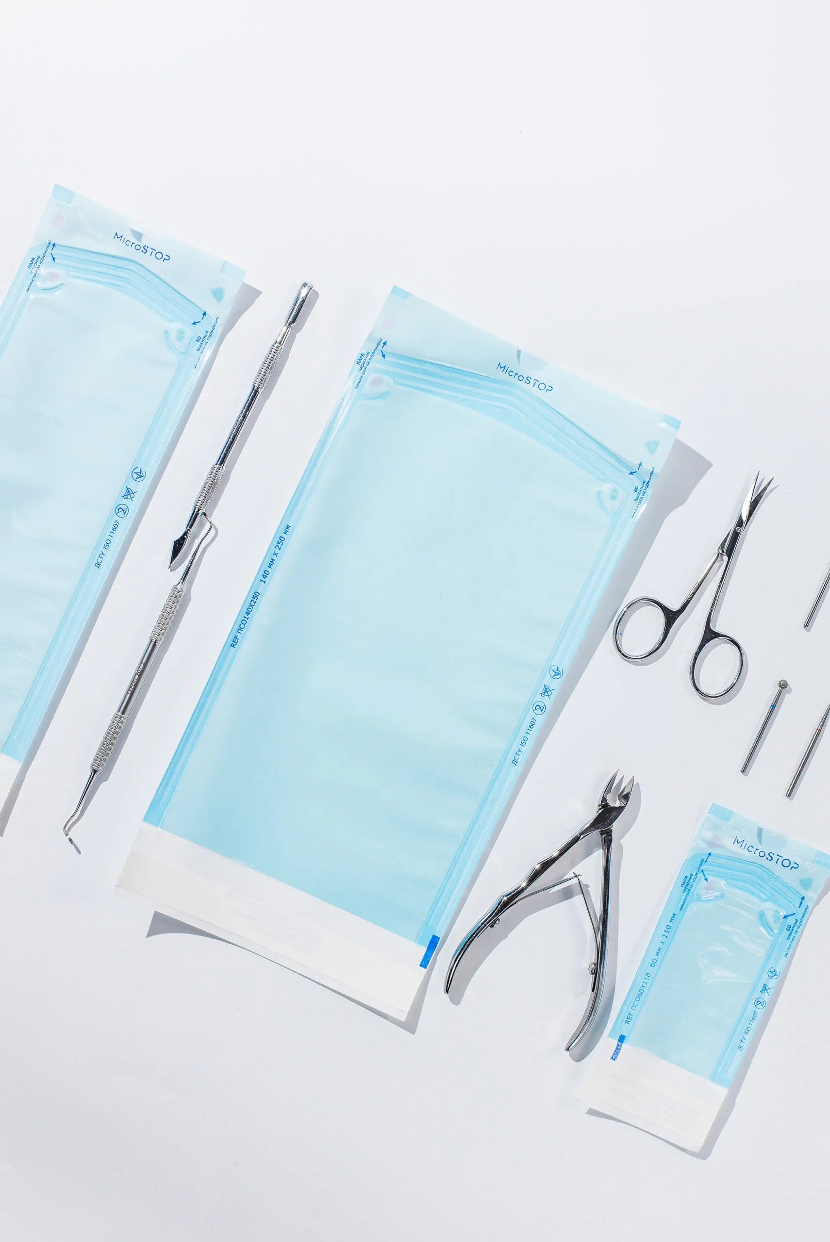 MicroStop self-adhesive pouches for AUTOCLAVE ONLY, 140x250 mm (200 pcs) by kvadrat store