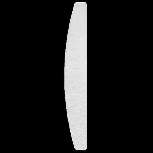 STALEKS PRO EXPERT 42 WHITE DISPOSABLE FILES FOR CRESCENT SHAPE NAIL FILE DFE-42 WHITE(50 PC)- STALEKS™ by kvadrat store