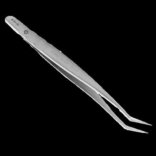 STALEKS PRO EXPERT 41 TYPE 9 PROFESSIONAL EYELASH TWEEZERS L-SHAPED TE-41/9 - STALEKS™ by kvadrat store
