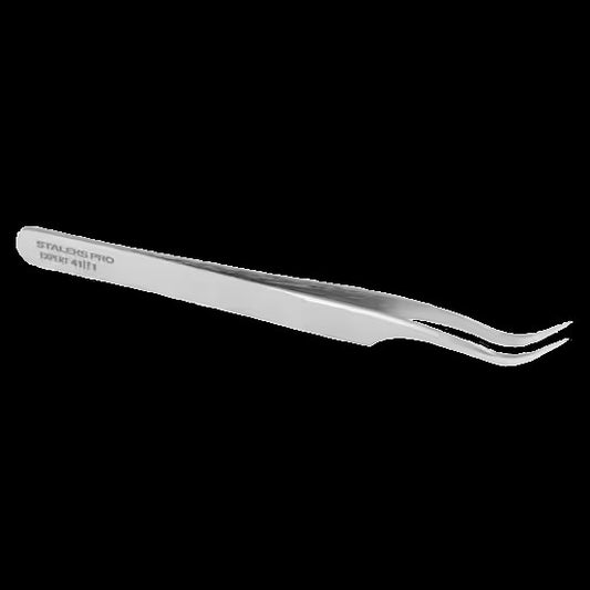 STALEKS PRO EXPERT 41/1 PROFESSIONAL EYELASH TWEEZERS CURVED TE-41/1 - STALEKS™ by kvadrat store