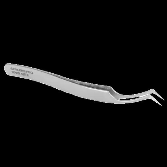 STALEKS PRO EXPERT 41 TYPE 2 PROFESSIONAL EYELASH TWEEZERS CURVED TE-41/2 - STALEKS™ by kvadrat store