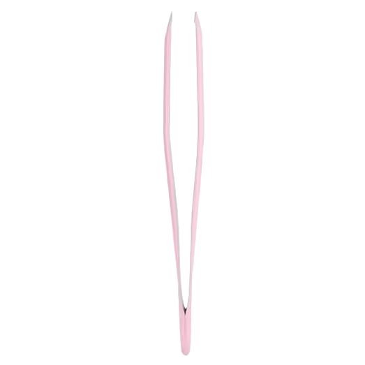 STALEKS BEAUTY & CARE 11 TYPE 3 EYEBROW TWEEZERS WIDE SLANT PINK TBC-11/3 - STALEKS™ by kvadrat store