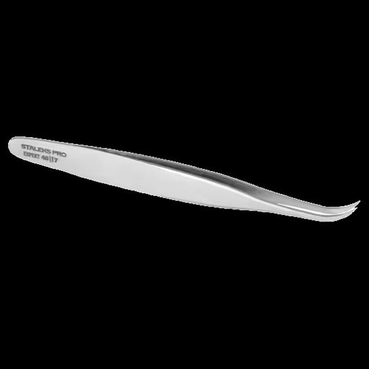 STALEKS PRO EXPERT 40 TYPE 7 EYELASH TWEEZERS CURVED TE-40/7 - STALEKS™ by kvadrat store