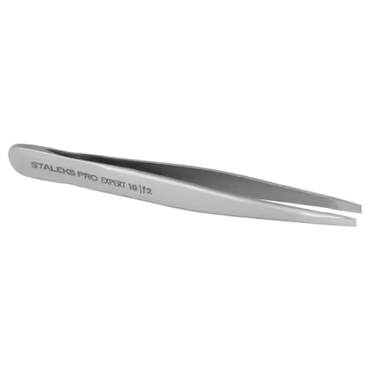 STALEKS PRO EXPERT 10 TYPE 2 EYEBROW TWEEZERS STRAIGHT TE-10/2 - STALEKS™