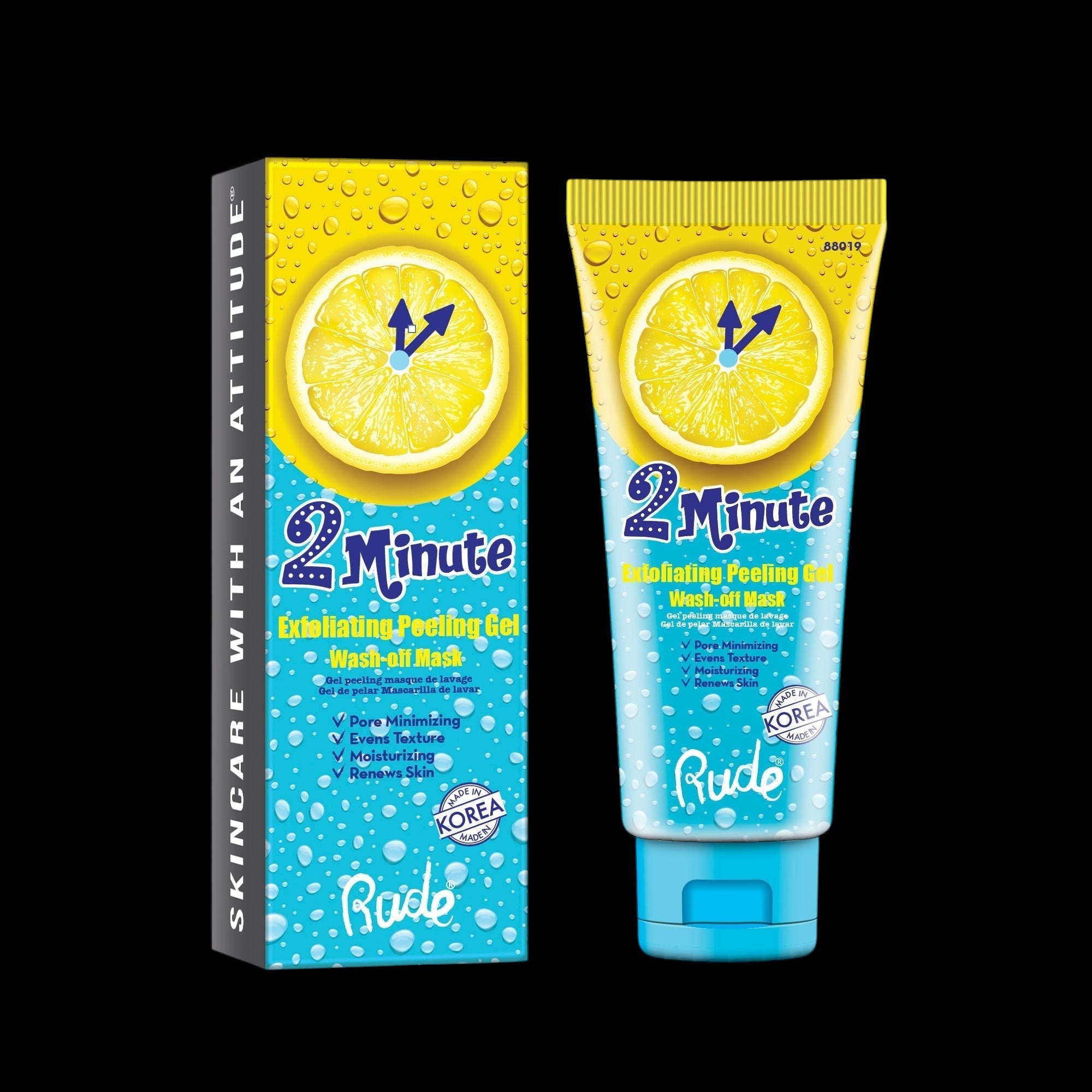 RUDE 2 Minute Exfoliating Peeling Gel Wash-Off Mask by VYSN
