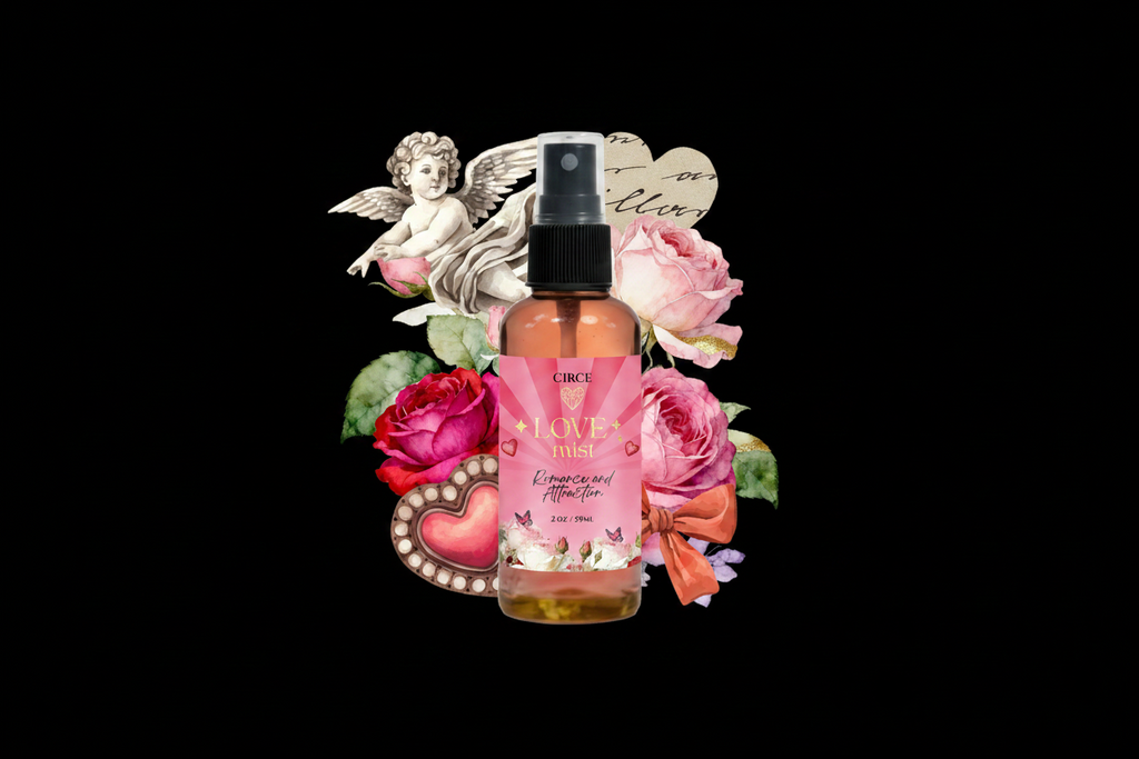Love Attraction Mist – Rose & Jasmine Heart Energy Spray 2 oz by Circe Boutique