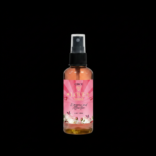 Love Attraction Mist – Rose & Jasmine Heart Energy Spray 2 oz by Circe Boutique