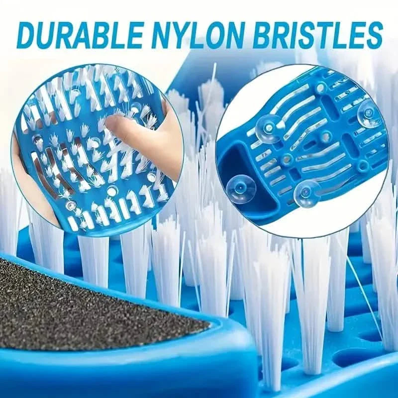 2-Piece Set: Foot Washing Brush Foot Scrub with Suction Cup by DailySale