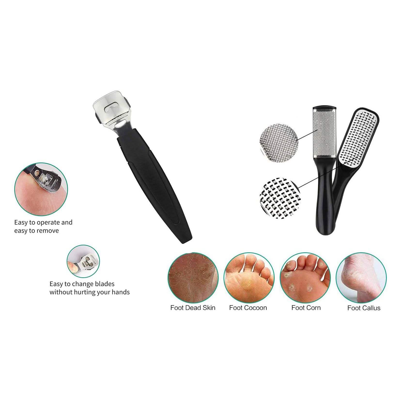 20-in-1 Professional Pedicure Kit, Foot Care File Set for Callus and Dead Skin Remover by DailySale