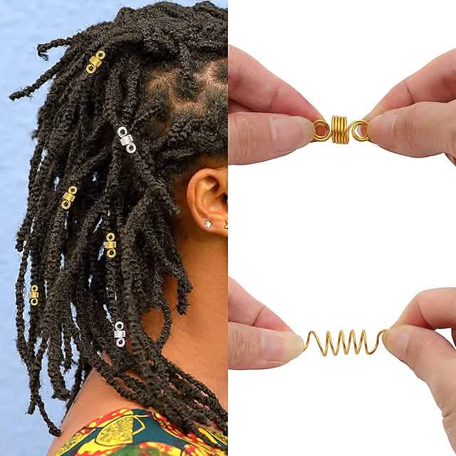200-Pieces: Loc Hair Jewelry for Women Braids and Dreadlocks by DailySale